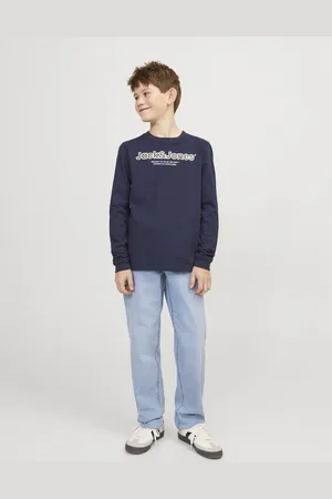 JACK & JONES JACK&JONES JUNIOR JJICLARK JJORIGINAL SQ 702 NOOS JNR Jongens Jeans - Blue Denim