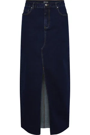 Pieces® PCJESSIE HW ANKLE DENIM SKIRT NOOS EXP - Dames - Rokken