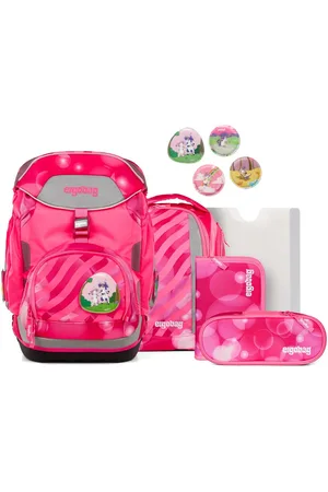 Ergobag Schooltas Neo Edition Pack-Set 6-delig Neonroze