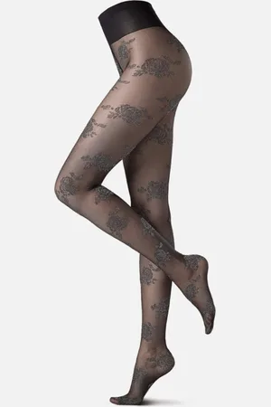 Oroblu Silver roses panty-M kleur: maat: M
