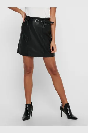 ONLY ONLHEIDI FAUX LEATHER SKIRT OTW NOOS Dames Rok