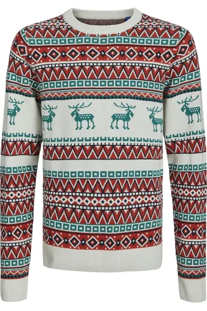 JACK & JONES Junior Kersttrui Jongens JORSNOWBALL Moonbeam