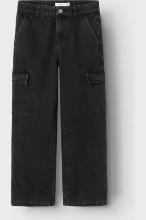NAME IT Rose Wide Cargo Jeans Meisjes