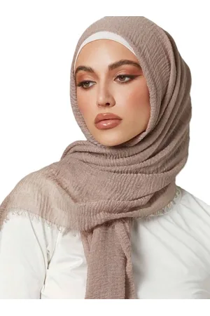 Merkloos DEETJE – Hijabsjaal - Hijab Dames Sjaal - Hijab Fashion - Dames Sjaal - Omslagdoek - Hijab Chiffon - - 197 * 87 cm