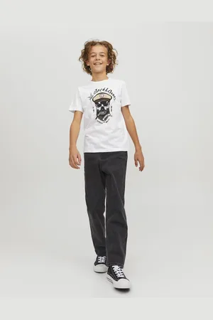 JACK & JONES Junior Jeans Jjichris Jjoriginal Mf 823 Noos Jnr 12217782 Black Denim Mannen