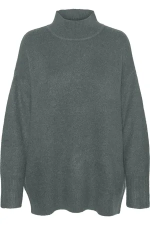 VERO MODA VMPHILLIS LS HIGHNK LONG PULLOVER GA BOO - Dames - Gebreide truien