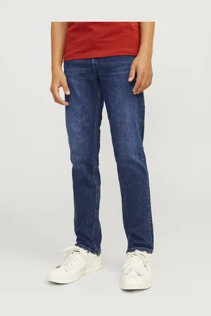 JACK & JONES Jack&Jones jongens spijkerbroek CLARK Blue Denim Regular Fit