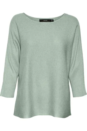 VERO MODA VMNORA 3/4 BOATNECK BLOUSE NOOS - Dames - Gebreide truien