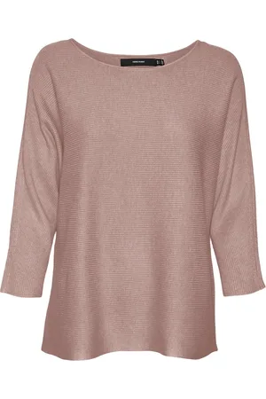 VERO MODA VMNORA 3/4 BOATNECK BLOUSE NOOS - Dames - Gebreide truien