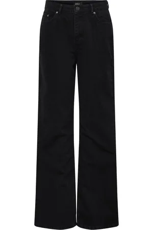 ONLY Jeans Onlcamille Life Ex Hw Wide Dnm Noos 15235595 Black Denim Dames