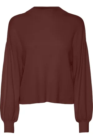 VERO MODA VMNANCY LS FUNNELNK PULLOVER GA - Dames - Gebreide truien