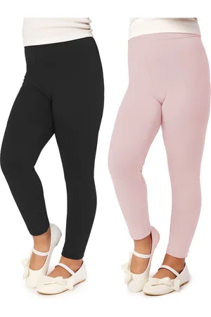 Merry Style Meisjes Lang Leggings 2 Pack - Sport - Vrijetijdsbroek - Lang - Viscose - Sporbroek - Yogabroek - - 152 - MS-MS10-130-LE-2P