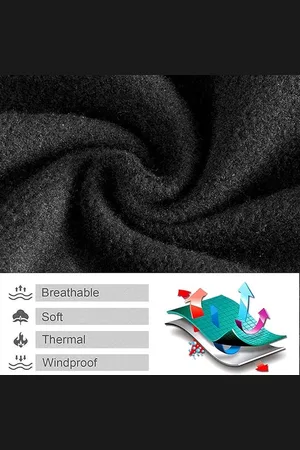 Merkloos Bivakmuts voor de winter, gezichtsmasker, voor motorfiets, ski, buisdoek, mondbescherming, halsdoek, bandana, colsjaal voor dames en heren,
