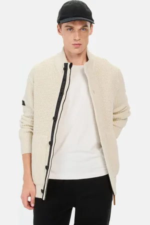 Camel Active Gebreid vest met verborgen ritssluiting