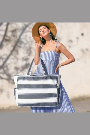 Merkloos Strandtas, grote tote bag, dames, handtas, schoudertas, strandtas, XXL, familie, reistas, sporttas, badtas, saunatas, geschenken voor vrouwen