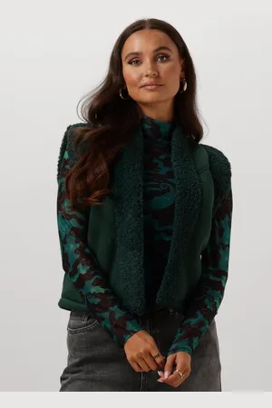 POM Amsterdam Lammy Teal Green Blazers Dames -