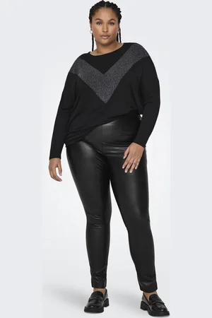 ONLY CARJESSIE FAUX LEATHER LEGGING OTW NOOS - Dames - Broeken