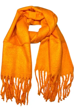 Merkloos Warme Sjaal - Wintersjaal - Oranje - 200 x 40 cm (88519#)