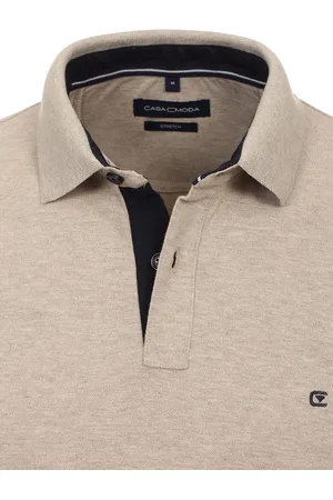 Casa Moda Polo Shirt Comfort Fit Effen Stretch 004470-668 - XL