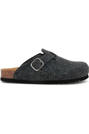 Scholl Klomp Women Fae New Felt Anthracite-Schoenmaat 40