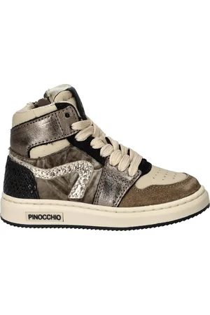 Pinocchio P1765 Sneakers - Leren Sneaker - Meisjes -
