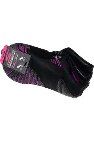 Skechers 3pk Womens Lowcut Socks S113864-BLK, Vrouwen, , Sokken, maat: 36-40