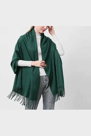Merkloos L-200cm*70cm Dames imitation cashmere Sjaal Shawl Effen Kleur, un en licht van gewicht