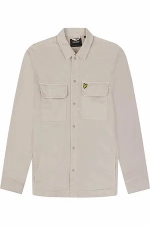 Lyle & Scott Blouse Men Garment Dyed Overshirt Cove-S