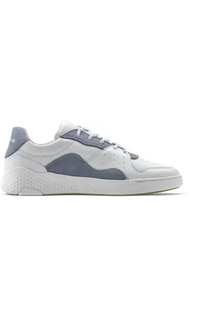 rehab Men Rico LTHR Nub White Blue-Schoenmaat 41