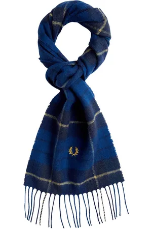 Fred Perry Fredperry Fp Lamswol Tartan Sjaal - Streetwear - Volwassen