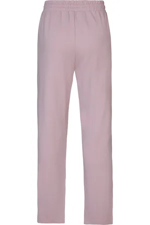 Skechers Dames joggingbroek. Gemaakt van zachte gebreide badstof wat bestaat uit 60% katoen en 40% polyester badstof. Voorzien van een elastische tailleband met verstelbaar trekkoord en zakken op de naad. -