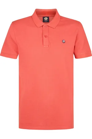 Petrol Industries Heren Klassieke Polo Dolphin - Roze