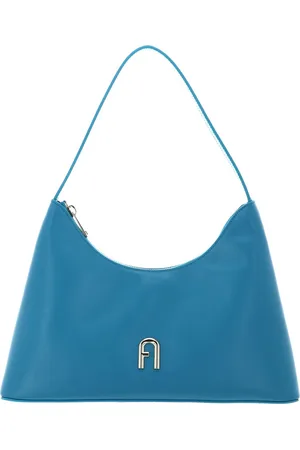 Furla Leren Schoudertas Diamante Shoulder Bag Blauw