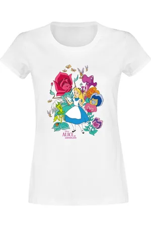 ALICE In Wonderland Floral Forest T-shirt M Dames