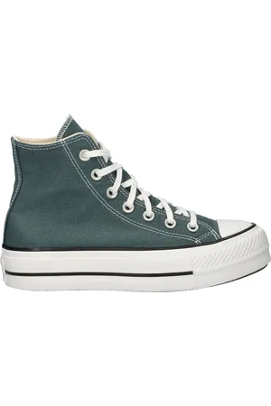 Converse Chuck Taylor All Stars Lift dames sneaker - Donkergroen