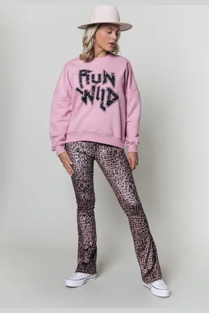 Colourful rebel Run Wild Dropped Shoulder Sweat