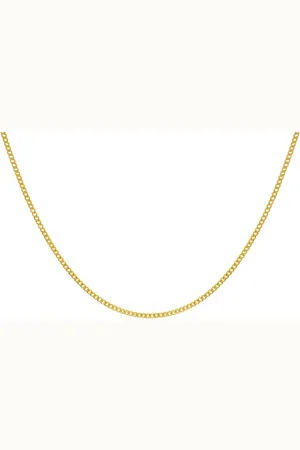 Silventi 762550040 Ketting Dames - Doublé - Gourmet - 40cm - 1,8mm