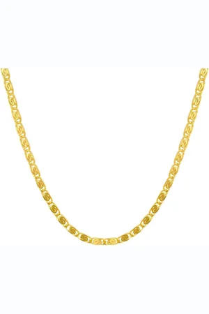 Silventi 760100049 Ketting Dames - Doublé - Scroll schakel - 60cm - 4,5mm
