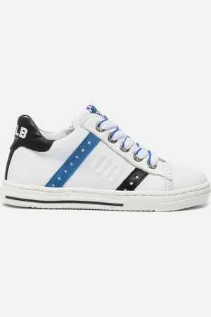 Develab 45011 Lage sneakers - Leren Sneaker - Jongens - Wit