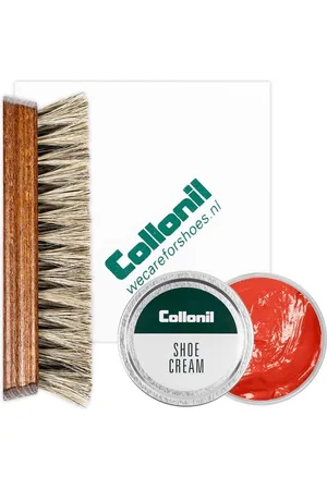 Merkloos Collonil | Schoenpoets set 3-delig | Shoe cream | Poetsdoek | Borstel |