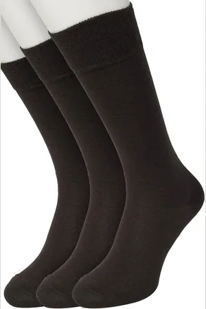 Bonnie Doon Basic Sokken Heren Donker Bruin maat 47/52 - 3 paar - Basis Katoenen Sok - Gladde Naden - Brede Boord - Uitstekend Draagcomfort - Perfecte Pasvorm - 3-pack - Multipack - Effen - - OL6324013.106