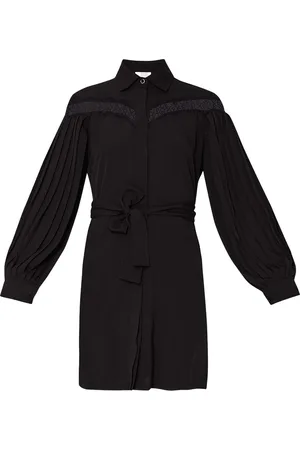 Liu Jo Abito Camicia Lace E Plisse Jurken Dames - Kleedje - Rok - Jurk -