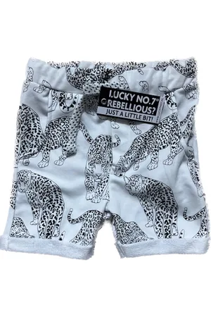Merkloos Lucky NO7 Liam short leopard maat 98/104