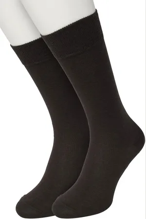 Bonnie Doon Basic Sokken Heren Donker Bruin maat 40/46 - 2 paar - Basis Katoenen Sok - Gladde Naden - Brede Boord - Uitstekend Draagcomfort - Perfecte Pasvorm - 2-pack - Multipack - Effen - - OL6324012.106