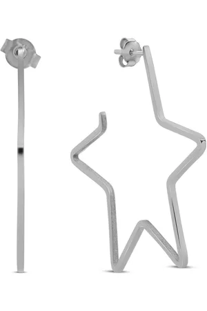 CO88 8CE-70594 - ster oorbellen - zilverkleurig