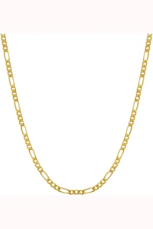 Silventi 760100036 Ketting Dames - Doublé - Figaro - 60cm - 5mm