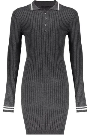 Frankie & Liberty Meisjes jurk - Paige - 04.4 Dark Warm Grey