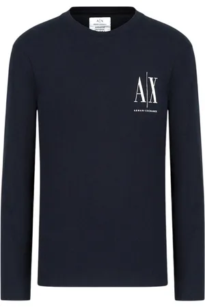 Armani Exchange T-Shirt Long Sleeve Met Logo