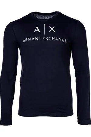 Armani Exchange Blauw Long Sleeve T-shirt