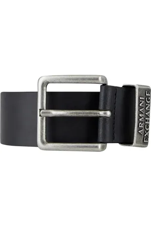 Armani Exchange Leren Riem Met Gespsluiting
